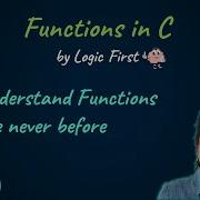 Functions In C Tamil தம ழ C Programming In Tamil Logic First Tamil