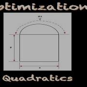 Optimization Problems Quadratics