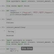 Create Interactive Button With IPython Ipywidgets 2016