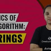 Basics Of Algorithm Strings GeeksforGeeks School