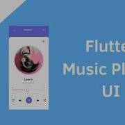 Flutter Music Player App UI Design Flutter Flutter UI Speed Coding Tutorial