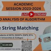 DAA93 String Matching Algorithm Naive String Matching Algorithm Explanation