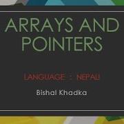 Arrays And Pointers Language Nepali