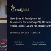 NewtGlobal Platinum Sponsor Session Oracle To PostgreSQL Migration Validation With Agentic AI