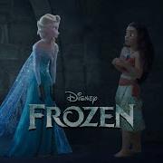 Moana Helps Elsa Escape From The Castle Forest Spirit Frozen 3 Fanmade Scene