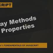 28 Array Methods Properties Fundamentals Of JavaScript A Complete JavaScript Course