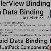 Android Data Binding 8 RecyclerView Binding With Data Binding Custom Adapters U4Universe