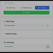 Energy Based To Do List Using React And Tailwind CSS Code Overview