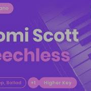 Speechless Aladdin Naomi Scott Higher Key Karaoke Piano