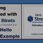 Java Struts2 Hello Example Demo