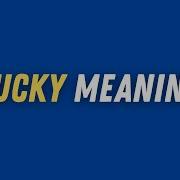 Lucky Meaning Learn English Daily