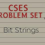 Bit String CSES Problem Set