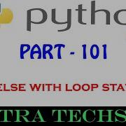 101 Using Else Statement With For While Loop Python Tutorial In Tamil