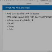 35 XML Index In SQL Server