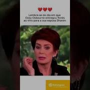 Lembre Se Do Dia Em Que Ozzy Osbourne Entregou Flores Ao Vivo Para Sua Esposa Sharon Ozzy