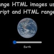 Change HTML Images Using JavaScript And HTML Range Slider JavaScript HTML DOM Example