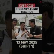 Students Funny Reaction CUET EXAM Analysis Cuetug2025 Trendingshorts Viralshort Shorts