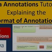 Java Annotations Tutorial Explaining The Format Of Annotations Annotations In Java