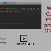 Python Online Compiler Write Compile Run Programs