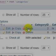 How To Delete Data In PHPmyAdmin