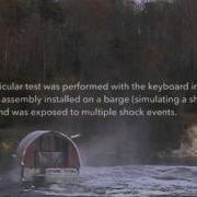 Cortron Model 121 Keyboard Barge Test