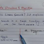 Linear Search In Data Structure Learn Coding
