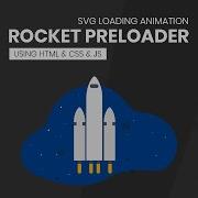 Awesome Loading Animation Using HTML CSS JS SVG Preloader Tutorial