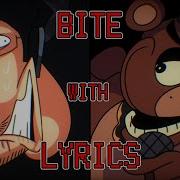 FNF VS OURPLE GUY BITE WITH LYRICS