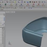 Verkleidung Stossfaenger Siemens NX 8 Surface Training Section Surface Sweep Swept