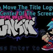 Psych Engine Mini Tutorial 2 I How To Move The Title Logo To The Center Of The Screen