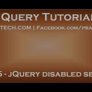 JQuery Disabled Selector