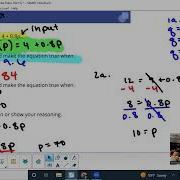 Unit 4 Lesson 5 Using Function Notation To Describe Rules Part 2