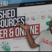 Publishing Data Sources To Tableau Server Tableau Cloud Tableau Tutorial For Beginners