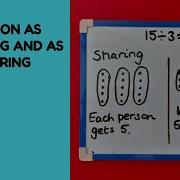 Division As Sharing And Grouping