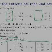 OR2 Algorithms Lecture 2 Simplex Method 13 Updating The System Through Elementary Row Operations