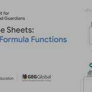 Google Sheets Basic Formula Functions