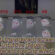 LED Transparent Display Screen Effect Of Each Pixel Spacing Ledscreen