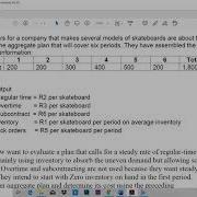 Aggregate Planning Part 2