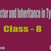 Learn Angular 2 4 5 6 Constructor And Inheritance In TypeScript Class 8 By Harsha Sir