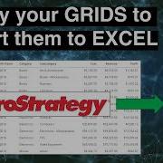 Customize Your Grids For Export To Excel In MicroStrategy