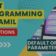 33 Default Optional Parameter In Tamil Dart Programming Language Course Dart Tutorial Dart