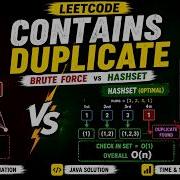 Contains Duplicate Explained In 3 Minutes HashSet LeetCode Solution