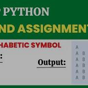 Alphabetic Symbol Grand Assignment 2 Python NxtWave CCBP 4 0