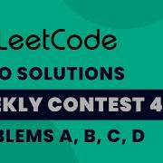 Leetcode Weekly Contest 472 Video Solutions A To D By Vibhaas TLE Eliminators