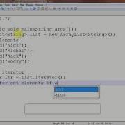 ArrayList Iterator Example In Java