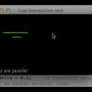 2D Line Segment Collisions