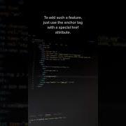HTML Anchor Tag Href Special Values Shorts
