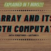 Array Length Of Array Data Structures Lecture 5