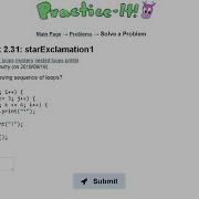Java Practice It 2 31 StarExclamation1 Nested For Loop