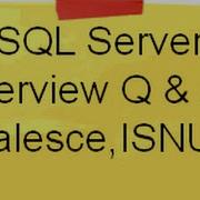 Use Of Coalesce And ISNULL In SQL Server SQL Server Interview Question